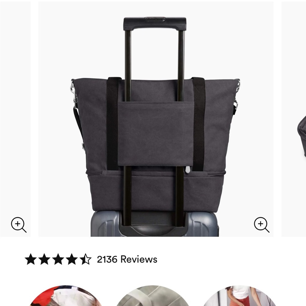 Catalina deluxe small canvas tote.